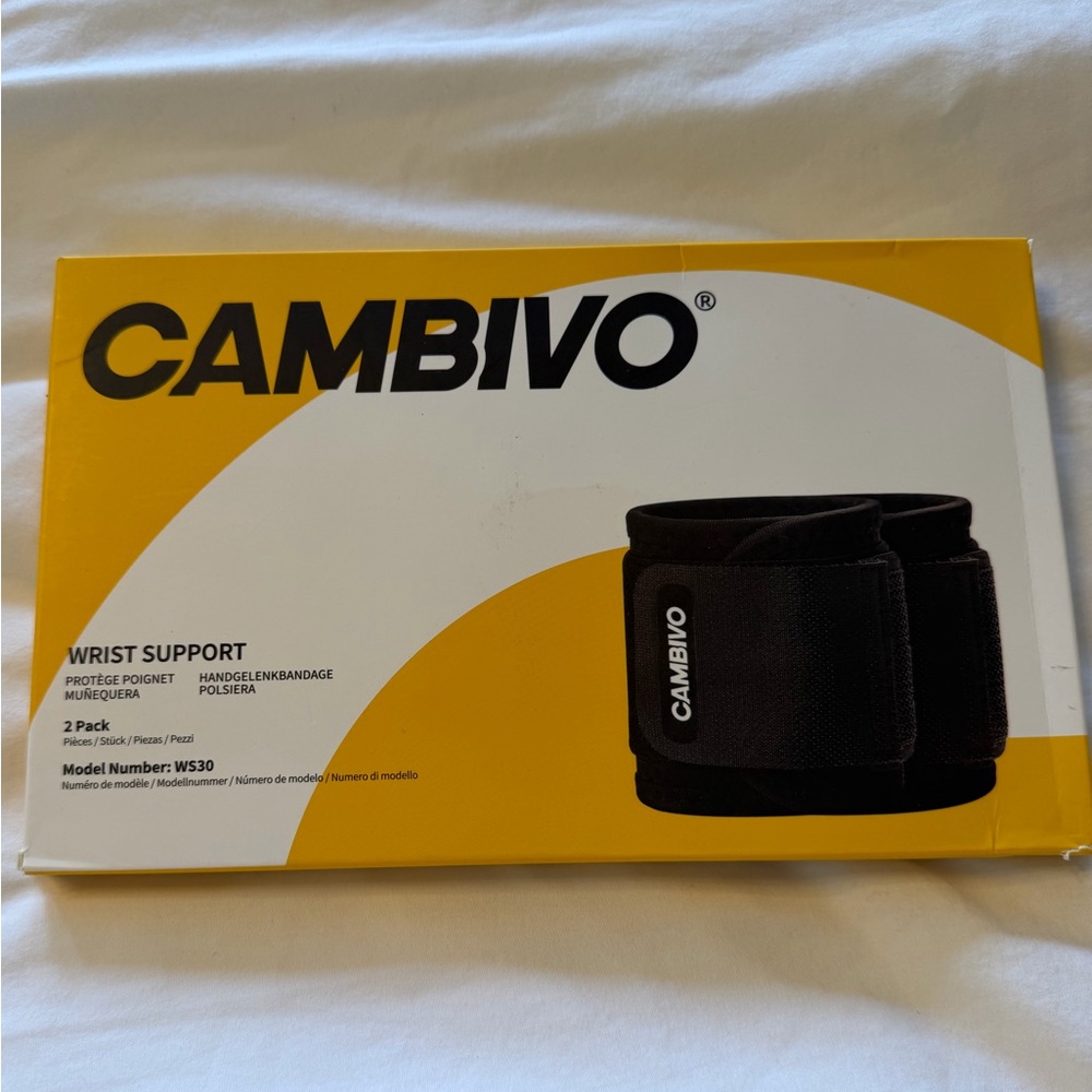 NWT - Black Wrist Support Brace for Carpal Tunnel